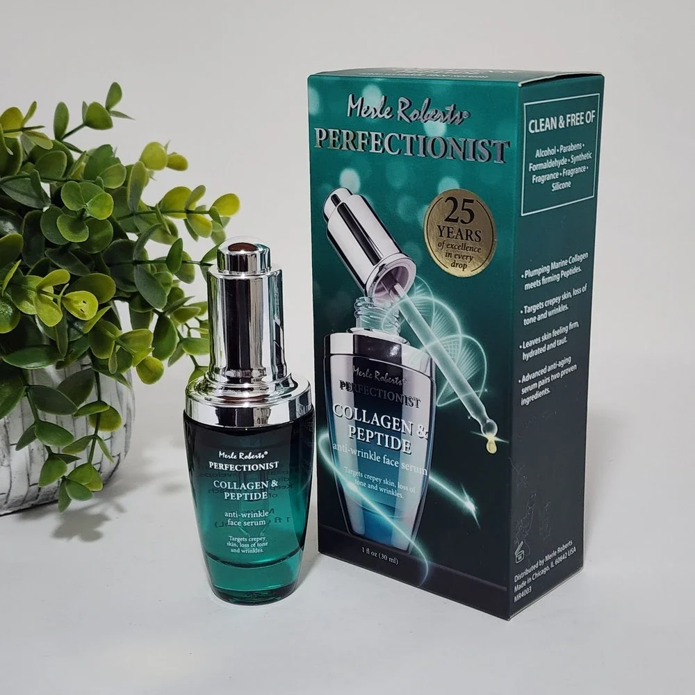 Merle Roberts Perfectionist Collagen & Peptide Anti-wrinkle Face Serum 1 fl oz
